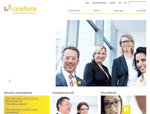 Tablet Screenshot of careforce.de