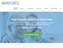 Tablet Screenshot of careforce.com